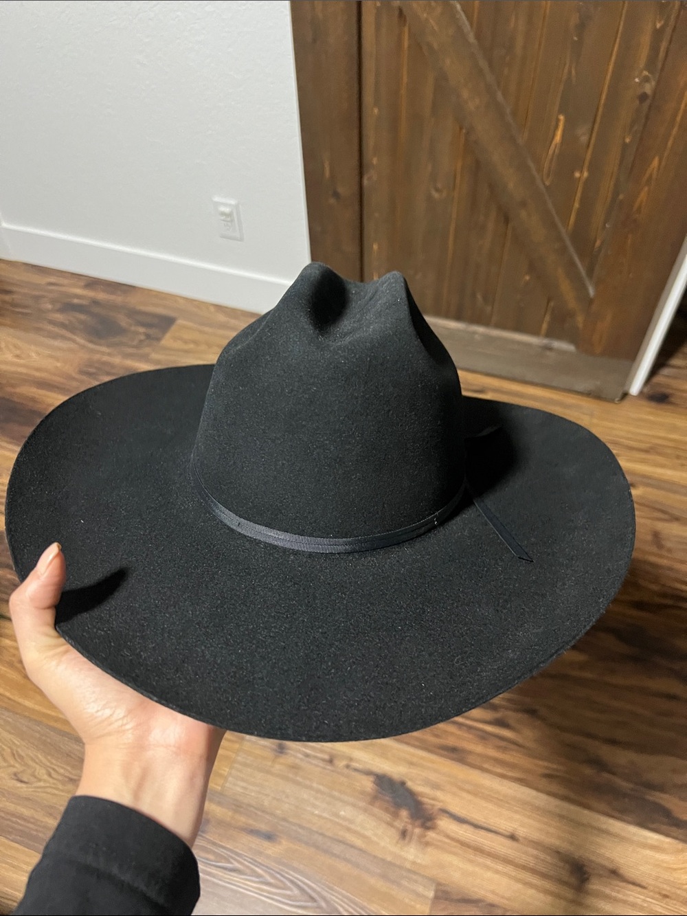 4X Fur Felt Black Charlie one horse cowboy hat
